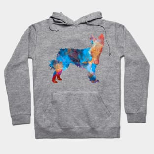 Croatian Sheepdog in watercolor Hoodie